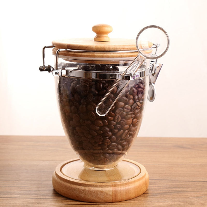 Coffee Bean Food Grade Plastic Jar Storage Tank