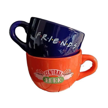 Friends TV Show Series Central Perk Ceramic Coffee Tea Cup 650ml Friends Central Perk Cappuccino Mug