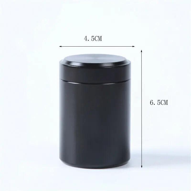 Airtight Smell Proof Container Aluminum Herb Solid Color Stash Jar Tea Coffee Storage Box Tea Box