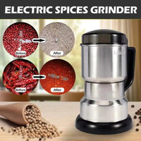 2024 NEW Electric Coffee Grinder Stainless Steel High-power Cereal Nuts Beans Spices Grains Grinding  cafe Blenders for kitchen