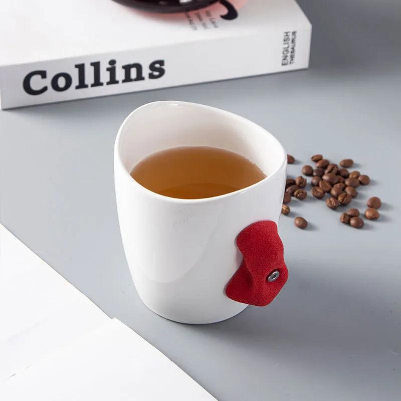 Creative Irregular Large Capacity Mugs Ins Home Climbing Ceramic Mug High Value Coffee Water Cup