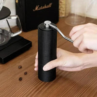 Manual Coffee Grinder with Double Bearing Positioning French Press Coffee Internal Adjustable Setting for Hand Grinder Gift