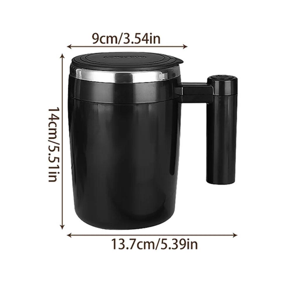 380ML Self Stirring Mug Coffee Cup Rechargeable Automatic Magnetic Stirring Coffee Mug Auto Self Mixing Stainless Steel Cup