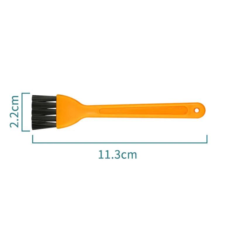 12cm Cleaning Brush Spoon Coffee Machine Brewing Head Short Handle Elbow Coffee Cleaning Brush Coffee Spoon for Coffee Machine