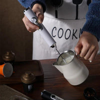 Portable Rechargeable Electric Milk Frother Foam Maker Handheld Foamer High Speeds Drink Mixer Coffee Frothing Wand whisk