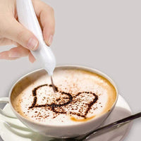 1PC Electrical Latte Art Pen for Coffee Cake Spice Pen Creative Cake Decoration Pen Coffee Carving Pen Baking Pastry Tools