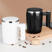 380ML Self Stirring Mug Coffee Cup Rechargeable Automatic Magnetic Stirring Coffee Mug Auto Self Mixing Stainless Steel Cup