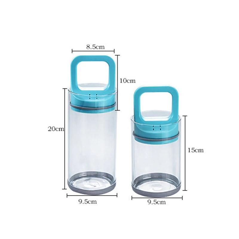 Vacuum Sealed Tanks for Coffee Beans Kitchen Food Storage Container Glass Coffee Cans Fresh Keeping Moisture Proof Canister