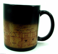 Creative Magic Mug,Color Changing Mug Marauders Map Mischief Managed Wine Tea Cup  Hot Drink Cup Creative Drinkware Gifts