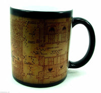 Creative Magic Mug,Color Changing Mug Marauders Map Mischief Managed Wine Tea Cup  Hot Drink Cup Creative Drinkware Gifts